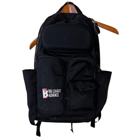 lululemon athletica Handbags - Lululemon Cruiser Backpack OS Black Nylon Water Repellent Logo Gorpcore Outdoor